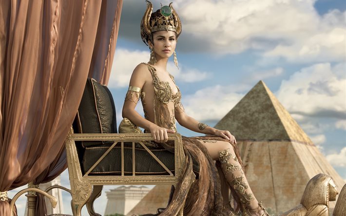 hathor, movie 2016, gods of egypt, elodie yung, fantasy, stills