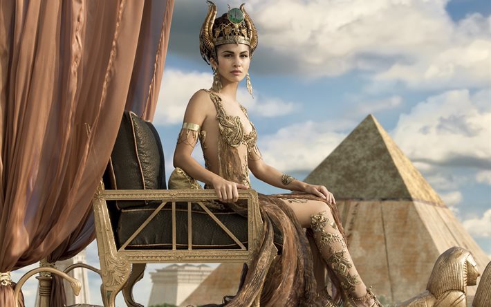 hathor, filmen 2016, gudarna i egypten, elodie yung, fantasy, stillbilder