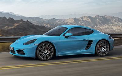 coupe, 2017, porsche, 718, cayman s, caiman