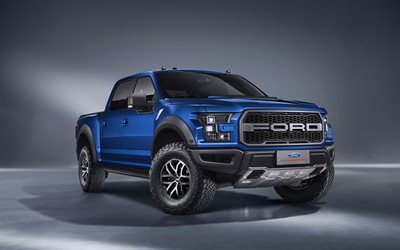2017, blue, ford, raptor, f 150, supercrew, pickup
