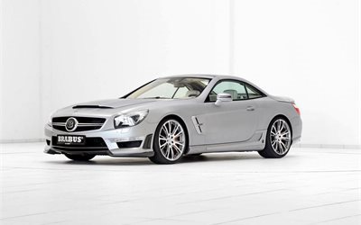 coupe, roadster, 2016, mercedes, brabus 800, mercedes-amg, sl 65, tuning