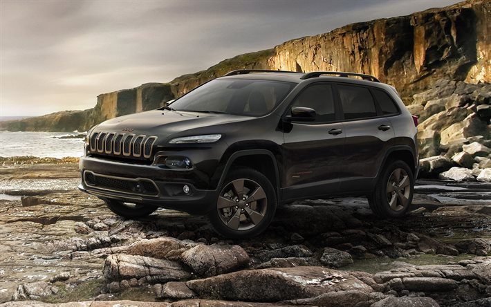 2016, k&#252;ste, jeep cherokee, 75-jahr-jubil&#228;um, modell