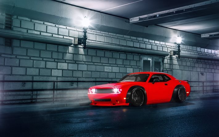 coupe, 2015, r&#246;d, dodge challenger, srt