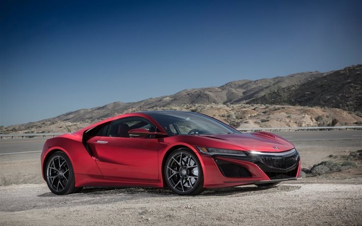 2017, acura, nsx, supercar