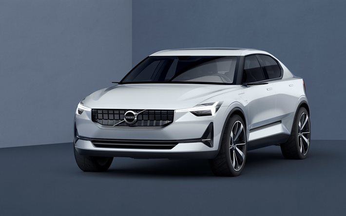 concept, 40 s&#233;rie, volvo, blanc, 2016, crossover