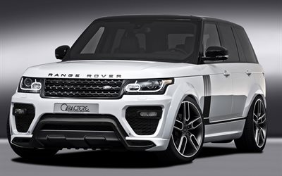 tuning, white, range rover, 2016, caractere, atelier, jeep