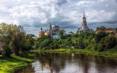 kathedrale, kloster, tver oblast, torzhok, russland