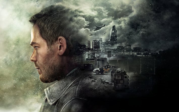 quantum break, 2016, game, shooter, poster, xbox one