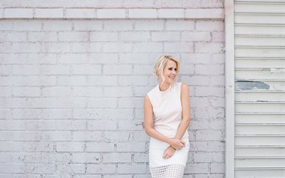 actress, claire holt, photoshoot, white, journal, 2015, zooey, white dress