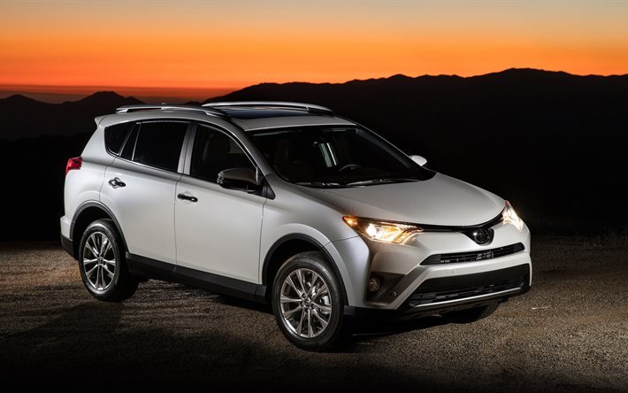 2016, limited, rav4, crossover, toyota, white, new items