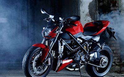 red, ducati, ducati streetfighter, street fighter, motorcycle