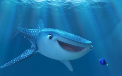 finding dory, animation, character, 2016