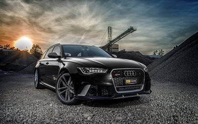 black, rs6, before, oct tuning, audi, tuning