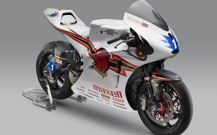 blanco, mugen shinden, motocicleta