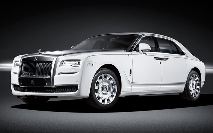 ewige liebe, ghost, rolls-royce, 2016, limousine, wei&#223;