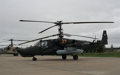 ka 50, kamov, airfield, russian air force, black shark, helicopter