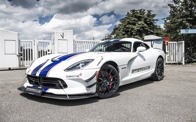 white, acr, dodge viper, coupe, geigercarsde, 2016, tuning