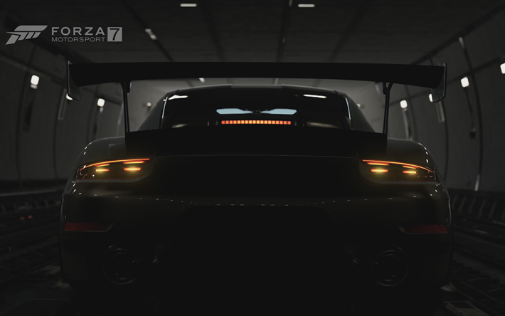4k, بورش 911 GT2 RS, الألعاب 2017, فورزا موتورسبورت 7, محاكاة سباق