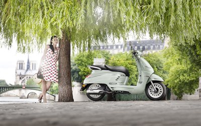 Peugeot Django, 2018, new scooter, french motorcycles, Peugeot, urban transport, Paris