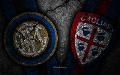 Inter Milan vs Cagliari, 4k, Round 7, Serie A, Italy, football, Cagliari FC, Inter Milan FC, soccer, italian football club