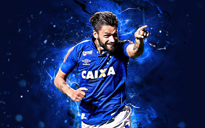 ラファエルSobis, 抽象画美術館, ブラジルのサッカー選手, Cruzeiro FC, サッカー, ブラジルセリエA, ズ, ネオン, ブラジル