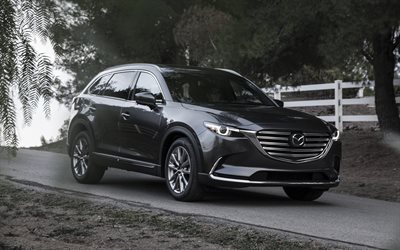 Mazda CX-9, road, 2018 cars, crossovers, new CX-9, Mazda