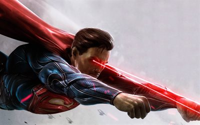 Superman, de vuelo, de superh&#233;roes, de arte, de DC Comics