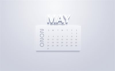 2020 können kalender, 3d white, kunst, weißer hintergrund, 2020 kalender, mai 2020 kalender, frühjahr 2020 kalender, kann