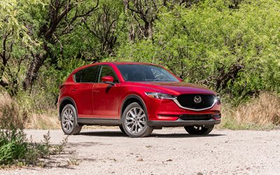 Mazda CX-5, 2020, front view, exterior, japanese crossovers, red crossover, new red CX-5, Mazda, japanese cars