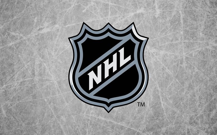 NHL, hockey, emblem NHL, logotyp, National Hockey League, USA
