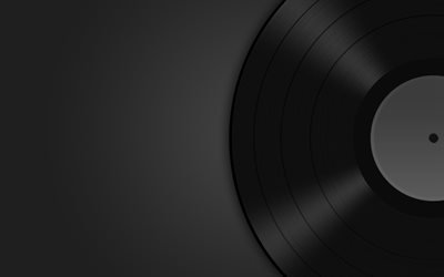 vinyl, musik, konzept -, vinyl-record, minimal