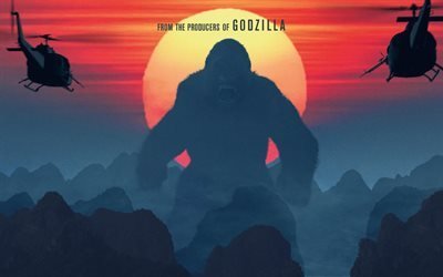Kong Skull Island, adventure, 2017, poster