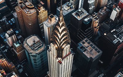 Download Wallpapers Chrysler Building New York Manhattan Usa Skyscrapers For Desktop Free Pictures For Desktop Free