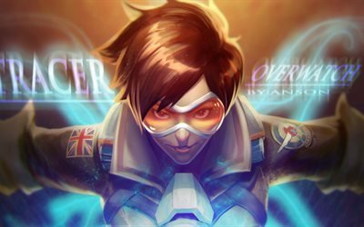 Tracer, 4k, characters, Overwatch