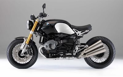 BMW R NineT, 2016, bobber, studio, superbikes