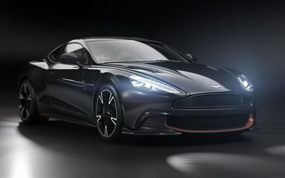 Aston Martin Vanquish S Ultimate, 4k, 2018 coches, nuevo Vanquish, supercars, Aston Martin