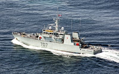 hmcs goose bay, royal canadian navy, kingston class coastal defence vessel, kanadisches kriegsschiff, flagge von kanada, canadian navy, der kanadischen armee
