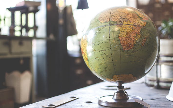 الكرة الأرضية على الطاولة, خريطة العالم, جغرافيا, كره ارضيه, عملية قبرص, خريطة جنوب المحيط الأطلسي, الخرائط