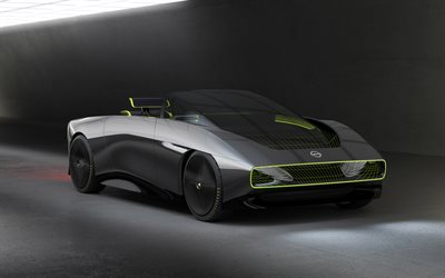 2021, Nissan Max Out Concept, 4k, vue de face, extérieur, voitures électriques, concepts modernes, voitures japonaises, Nissan