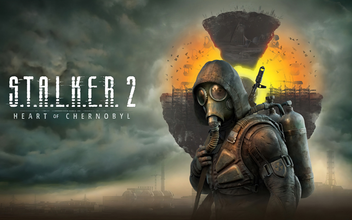 Stalker 2 Heart of Chernobyl, affisch, reklammaterial, karakt&#228;rer, Stalker 2, nya spel