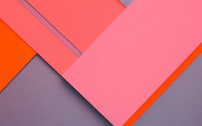materiaali suunnittelu, vaaleanpunainen ja harmaa, linjat, v&#228;rik&#228;s tausta, android lollipop, luova