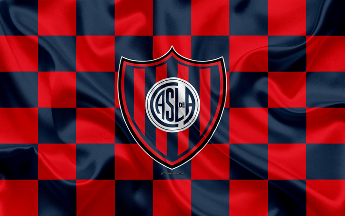 San Lorenzo de Almagro Thumb2-ca-san-lorenzo-de-almagro-4k-logo-creative-art-red-gray-checkered-flag