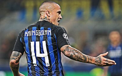Radja Nainggolan, Internazionale FC, Belgian footballer, midfielder, portrait, Serie A, Italy, Inter Milan FC, football, Nainggolan
