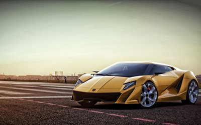 Lamborghini Querderro, supercars, 2019 cars, parking, 2019 Lamborghini Querderro, italian cars, Lamborghini