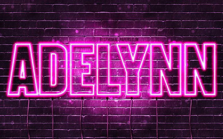 Download wallpapers Adelynn, 4k, wallpapers with names, female names ...