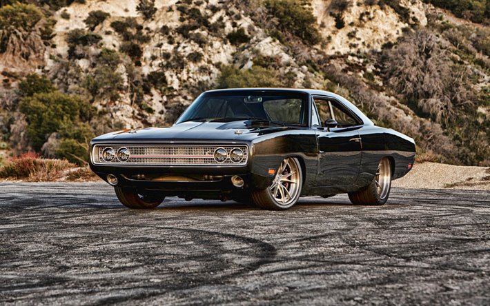 Dodge Charger Tantrum, muscle cars, 1970 cars, tuning, retro cars, 1970 Dodge Charger, american cars, Dodge