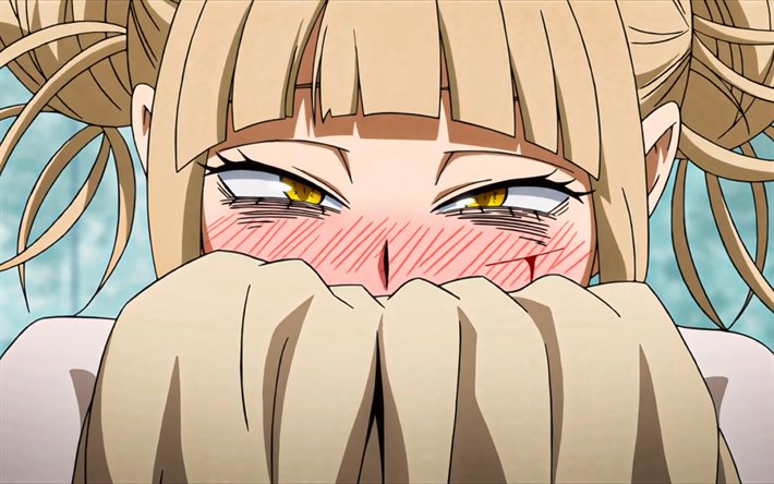 Download Wallpapers Himiko Toga Close Up My Hero Academia Fan Art