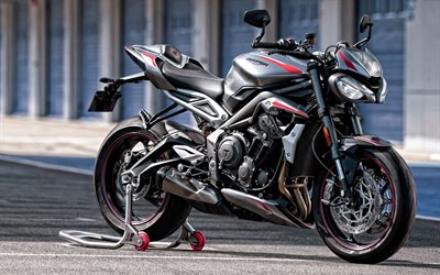 2020, Triumph Street Triple R, la nuova moto sportive, moto da corsa, sport Britannico moto, Motociclette Triumph