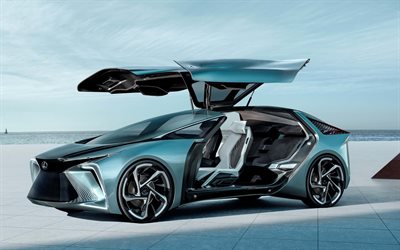 2019, Lexus LF-30, exterior, vista frontal, carros el&#233;tricos, carros japoneses, futurista LF-30 Eletrificada conceito, Lexus