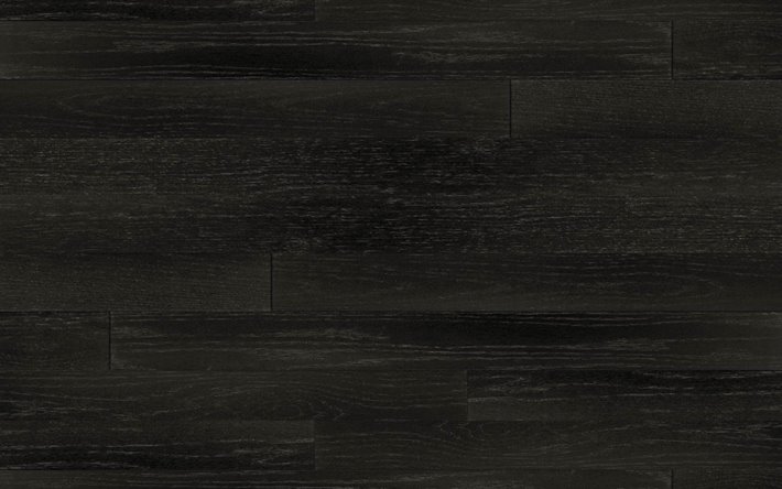 negro textura madera, tablas de color negro, negro con fondo de madera, la textura natural, piso de madera de la textura